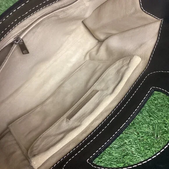 Vintage Marc Jacobs Handbag Briefcase Black Leather - Picture 13 of 16